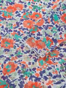 Acelitt Blusa de manga larga con cuello alto, ajustada, con estampado de flores de rosa y malla, adecuada para primavera y otoño de uso casual - Multicolor - Ver 8