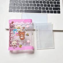 1 cuốn sổ tay hình lá trong suốt khổ A7, sổ tay dán hình lá, sổ dán hình, hộp đựng ảnh Kpop, sổ tay hình lá trong suốt bằng da mềm có hai nút cài, sổ tay thủ công tự làm, album ảnh, sổ dán hình, sổ ghi chép, sổ lưu niệm, sổ cái, đồ dùng học tập cho học sinh, đồ dùng văn phòng, v.v. - 1 Set - Xem 11