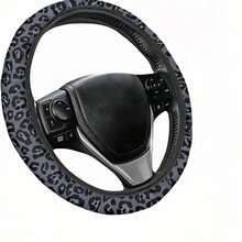 Leopard Print Car Steering Wheel Cover | Soft & Breathable, Protect Your Steering Wheel In Style - Various - View 16