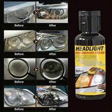 大灯翻新套装，大灯抛光，大灯划痕修复，快速解决大灯老化、划痕、泛黄和模糊等问题，DIY操作简单，翻新后大灯亮度可达新灯的90%。 - 大燈翻新膏 - 查看 6