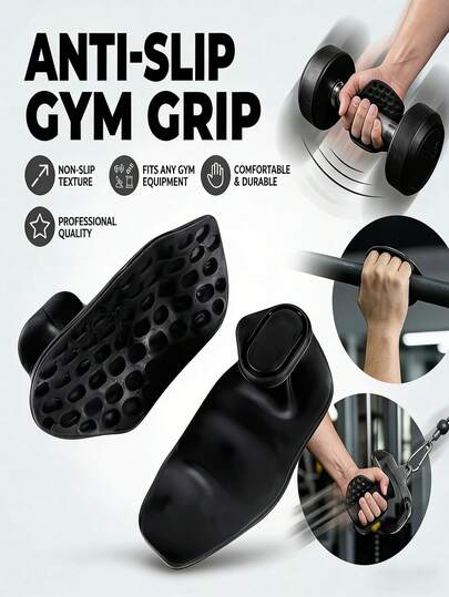 2 piezas, Guantes protectores de palma de silicona para fitness - Guantes antideslizantes y anticallus con protección de palma - Fortalecedor de agarre antideslizante con superficie texturizada antideslizante, diseño de guante elegante, agarre suave y cómodo, adecuado para gimnasio, levantamiento de pesas, escalada de rocas, alivio y entrenamiento de fuerza de antebrazo - Removedor de callos, unisex, duradero, portátil, diseño antideslizante, adecuado para uso en el hogar y al aire libre, mejora la fuerza de agarre, reduce los callos y la fatiga de las manos, adecuado para todos los niveles de habilidad.