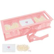 Caja de regalo con forma de corazón para el Día de la Madre, caja de embalaje rellenable con cinta, caja de cartón con forma de corazón rellenable para flores, regalo para bodas, cumpleaños, amor (rosa con ventana) - Ver 17