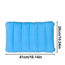Gối du lịch bơm hơi hình vuông - Hỗ trợ cổ khi đi ô tô và máy bay, cũng có thể dùng làm gối tựa lưng, thích hợp cho các chuyến bay dài và những chuyến đi đường dài, phụ kiện hàng không thoải mái, đồ dùng du lịch trang nhã, chất liệu bơm hơi bền. - nhiều màu - Xem 19