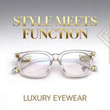 ChromeHeart - The Must-Have Choice For Workplace Elites And Street Fashion Trendsetters - Stylish Anti-Glare And Dust-Proof Glasses, A Universal Fashion Accessory For Both Men And Women. Clear And Durable, Suitable For All Seasons. Cycling Glasses. Sports Glasses. Suitable As A Gift.Suitable For Wearing In Winter. - trắng - Xem 1