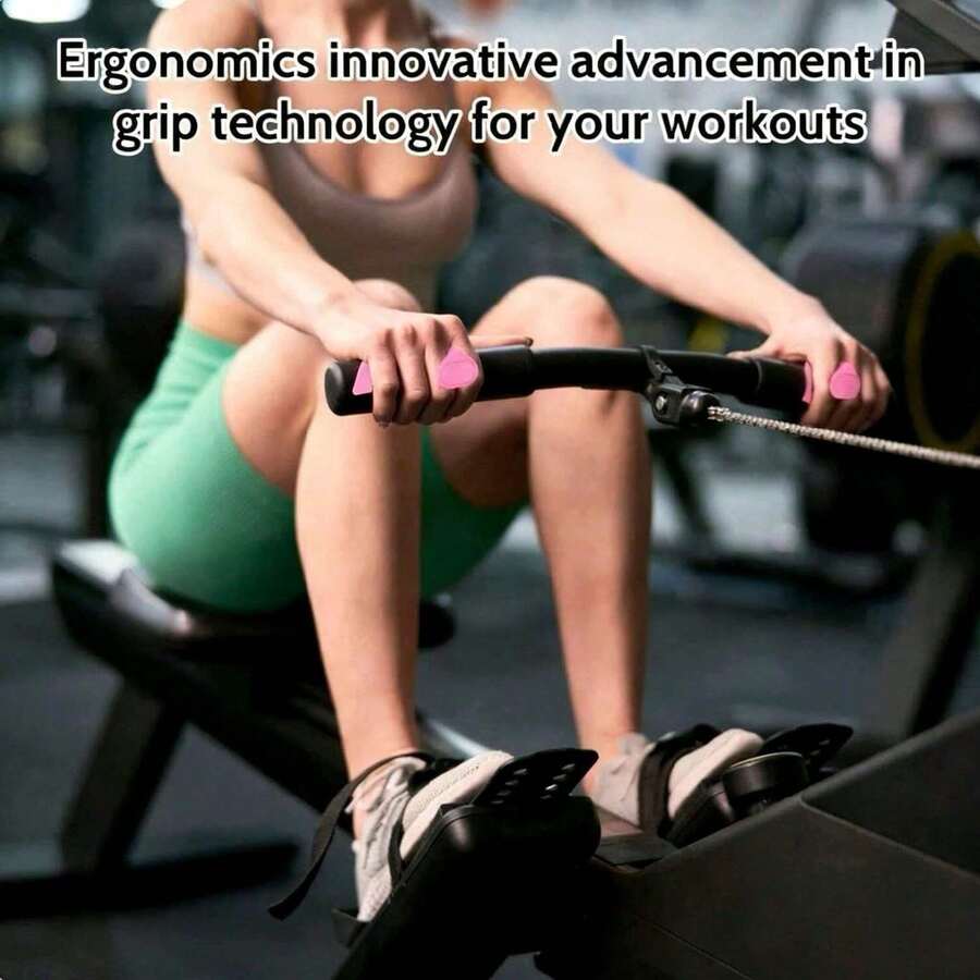 3 Piecesset [1 Box + 2 Gloves] Non-Slip Rubber Fitness Gloves, Suitable For Women's And Men's Weightlifting Grips, Rubber Fitness Barbell Grips, And Rubber Fitness Weightlifting Non-Slip Grips. - Multicolor - View 1