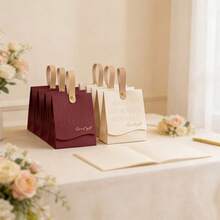 Set de 5 cajas de regalo de estilo chino moderno para bodas, cajas de regalo para fiestas para dulces y golosinas - Multicolor - Ver 6