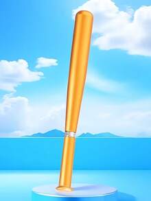1/4PCS Fashion Creative Baseball Bat Ballpoint Pen, Gift Pen, Smooth Writing, Comfortable Grip, Exquisite Holiday And Party Gift - Multicolor - View 9