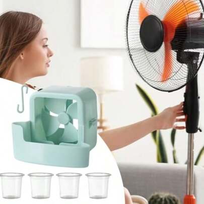 Bộ dụng cụ cầm tay, được thiết kế để làm lạnh, phù hợp với quạt sàn và quạt bàn. Bộ dụng cụ này giúp tăng cường hiệu quả làm mát trong mùa hè, cho phép thêm đá viên vào quạt để làm lạnh nhanh chóng. (Từ khóa: Lễ tốt nghiệp, Chúc mừng tốt nghiệp, Dụng cụ cầm tay, Vật dụng cần thiết mùa hè, Đồ dùng mùa hè di động)