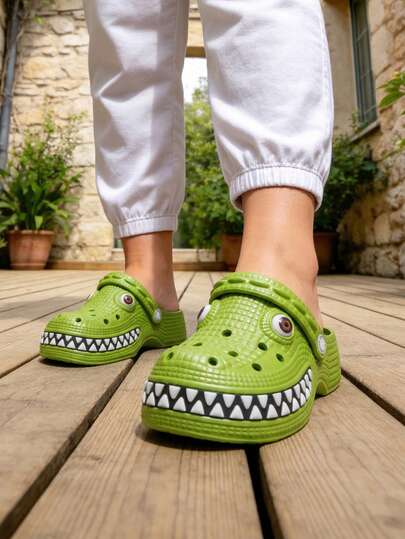 Crocodile Slippers Summer Non Slip Soft Comfortable Home Shoes For Men Designer