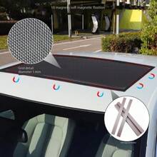 Car Sunshade Mosquito Net Magnetic Car Window Screen Sun Shade UV Protection Anti-Mosquito Mesh Curtain For Auto - A - View 10