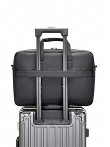 Minimalist Men's Laptop Bag, Multi-Functional Fashion Large Capacity Shoulder Messenger Handbag For Commuting - Multicolor - View 7