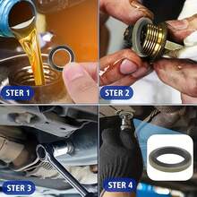 Set 1200 buah O-Ring Karet, 24 Ukuran Berbeda, Desain Penampang Bulat. Gasket Karet Sintetis ini Tahan Panas dan Minyak, Cocok untuk Mesin Cuci Tekanan Tinggi, Pipa, Penyegelan Udara dan Gas. Kit Gasket O-Ring Karet Hitam Berkualitas Tinggi 225 buah, 18 Ukuran, Cocok untuk Sistem Pendingin Udara Otomotif, Cincin Penyegel Universal. - B - View 11