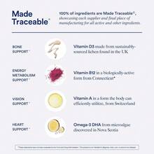 Ritual Multivitamin For Men 18+ With Zinc, Vitamin A And D3 , Omega-3 DHA, B12, K2, Gluten Free, Non-GMO, Vegan, Mint Essenced, 30 Day Supply - mặc định - Xem 4