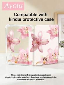 Ayotu Ốp lưng Four Pink Lilies hình phù thủy cho iPad A16, Pro 13, 12.9, 11, Air 11, 13, Mini, Air 11 inch, Kindle (thế hệ thứ 11 - ra mắt năm 2024), Kindle Paperwhite thế hệ thứ 12 năm 2024, Quà tặng cá nhân hóa, Quà tặng Ngày Valentine - Nhiều màu - Xem 10