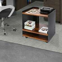 Printer Stands - สีน้ำตาลและสีดำ - ดู 2