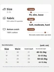 7-Pack Women's Pure Cotton Underwear, European And American Low Waist Plus Size Half Wrapped Buttocks Comfortable, Skin Friendly And Breathable, High-Quality Fabric Breathable All Cotton Crotch, Long-Term Washing Does Not Deform, Pure Cotton Triangle Pants - 混色7條裝 - 查看 7