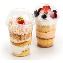 10/20pcs 100ml Transparent Mousse Cups, Dessert Cups, Ice Cream Cups, Pudding Cups, Suitable For Parties, Weddings, Catering, Mini Dessert Appetizer Cups, Can Be Used To Hold Ice Cream, Pudding And Food, Kitchen Supplies. (30/40/50/60pcs) - Multiple Colors/random Styles - View 5