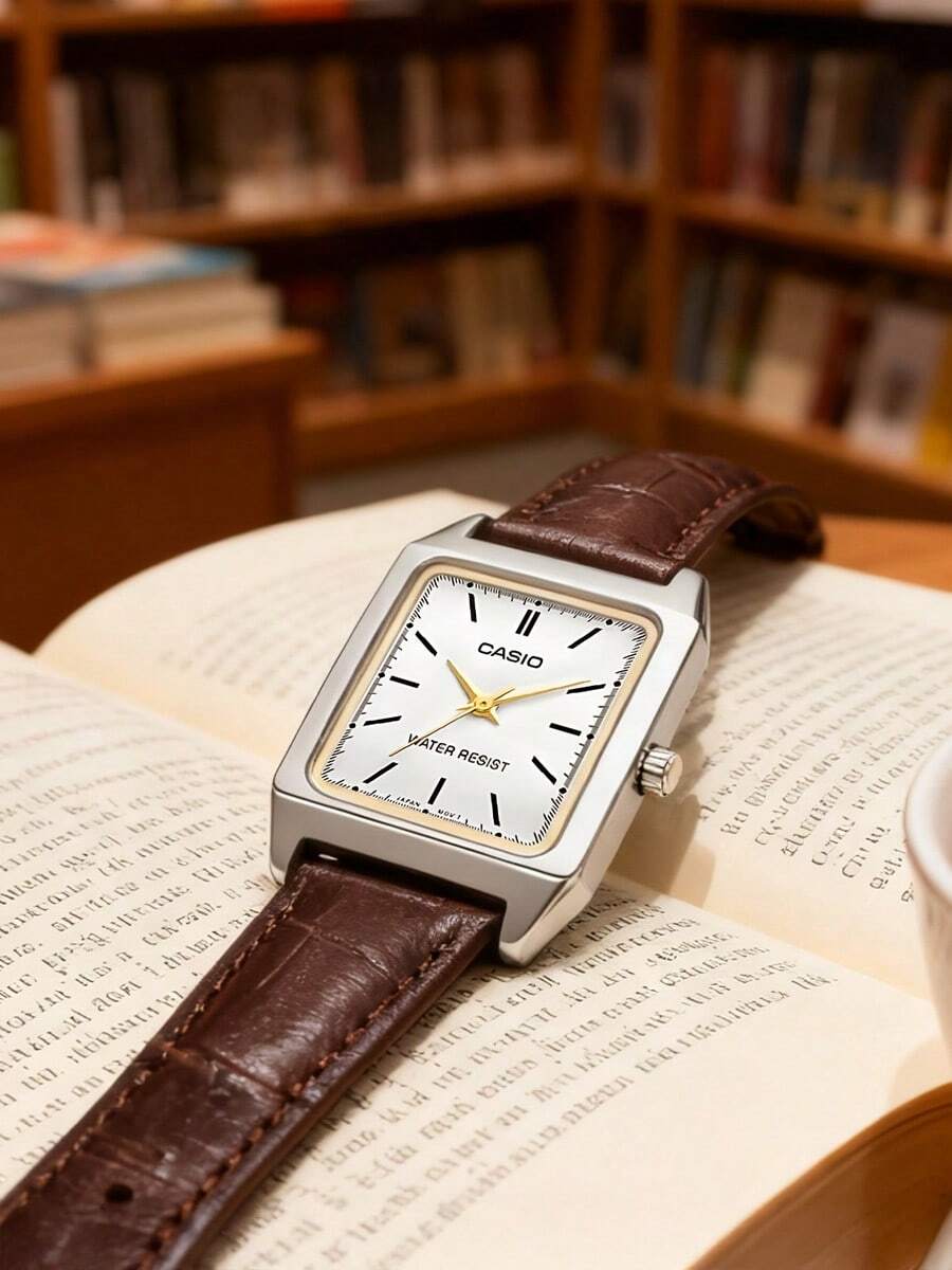 CASIO Stainless Steel Casual Lifestyle Watch LTP-V007L-7E2 - Silver - View 1