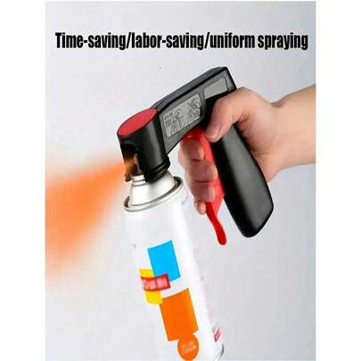 Portable Spray Paint Can Handle, Power Assisted Spray Painting Accessory, Universal, Plastic Material - Automotive Spray Paint
