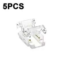 Bộ 1 đầu nối pha lê chống nước cho dải đèn LED COB, khóa pha lê không cần hàn cho dải đèn LED. - trong suốt - Xem 8