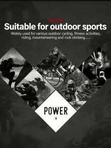 1 双男士战术手套，射击手套，硬质指关节保护，皮革掌面，摩托车手套，骑行手套，气枪手套，彩弹手套，攀岩训练手套 - 彩色 - 查看 5