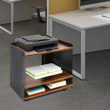 Printer Stands - สีน้ำตาลและสีดำ - ดู 3