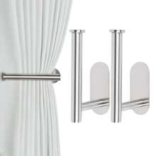 Bộ 2 móc giữ rèm tự dính, dây buộc rèm, móc kéo rèm không cần khoan, móc giữ rèm tự dính, giá đỡ rèm cho rèm cửa. - C - Xem 7