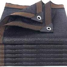 Red de sombra perforada, red de sombreado de alta calidad - Durable, resistente al desgarro, fácil de instalar para balcón, patio, piscina - Proporciona excelente sombreado y protección de privacidad, con ribete y ojales - negro - Ver 12