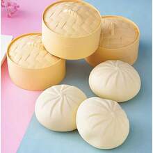 1/2/3 chiếc bánh mì mềm dẻo cỡ lớn 10cm, 1 bộ gồm 2 chiếc (1 bánh mì + 1 nồi hấp), nồi hấp bánh bao chơi khăm, đồ chơi giảm căng thẳng hình sầu riêng đàn hồi chậm, quà tặng sáng tạo ngày Cá tháng Tư, đồ chơi chơi khăm, đồ trang trí, đồ chơi giảm căng thẳng (Màu sắc sản phẩm có thể hơi khác so với hình ảnh do chụp ảnh) - Nhiều màu - Xem 8