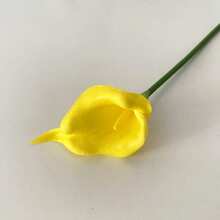 6 Stück/2 Stück/1 Stück lebensechter PU Calla Lilien Strauß, Hochzeits-Brautstrauß, Party Heim Dekoration Fotografie Requisite, Künstliche Blume - Verschiedenfarbig - Übersicht 19