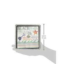 Mariposa 4009-C Beach Chair Beaded Napkin Box One Size Silver - plateado - Ver 2