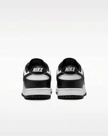 Nike Dunk Low Retro 'Essential Edition' - Premium Genuine Leather Low-Top Sneakers | Viral 2026 Classic Basketball Silhouette | High-Quality Daily Lifestyle Trainers | Comfortable Padded Streetwear Staples | Authentic Unisex Sportswear - 黑與白 - 查看 6