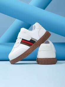 Giày thể thao trẻ em thời trang, nhẹ và thoải mái, phù hợp cho cả bé trai và bé gái. - trắng - Xem 4