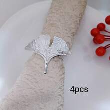4pcs/10pcs 4cm/1.57in Diameter Metal Napkin Rings, Multiple Colors And Styles Available, Suitable For Restaurant Decor, Tabletop Accessories, Wedding Decoration, Fabric Crafts, Applicable For Cafe, Household, Restaurant, Party, Prom, Picnic, Team Building, Gathering With Friends, Home Decor, Office, Etc. Great Gift For Father's Day, Mother's Day, Holidays, Friends, Family, Teachers, Colleagues, And Daily Gifting. - Multicolor - View 22