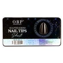 OBP C & G Soft Gel Tips In Different Sizes And Styles, Artificial Nails, 560/480 Pieces - SHORT ALMOND-mOJ10 - View 1