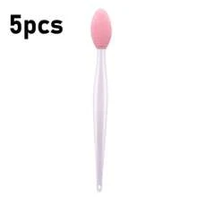 5/10 Cọ tẩy tế bào chết môi hai mặt mini bằng silicon, thích hợp cho cả nam và nữ. - Nhiều màu - Xem 8