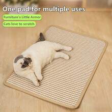 1 st klösmatta för katter, klösplatta, skyddar matta och soffa, tillbehör till husdjursmöbler, modernt husdjurstillbehör, hållbart husdjursprodukt - Multifärgad - Visa 4