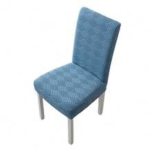 Elastic Stretch Dining Chair Cover Jacquard Chair Cushion Cover Polar Fleece Waterproof Seat Covers Chair Protectors - Multicolor - View 13