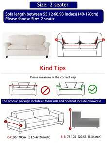 1pc Plush Jacquard Sofa Cover With Skirt, High Elasticity Plant Leaf Pattern, Suitable For Various Occasions, Machine Washable, New Design - Khaki - View 16