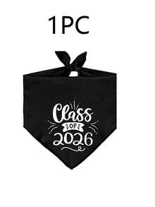 Bộ 1/2/4 chiếc mũ tốt nghiệp cho chó cưng kèm tua vàng và khăn bandana đen tốt nghiệp năm 2026, mũ tốt nghiệp điều chỉnh được cho chó mèo, phụ kiện trang phục tốt nghiệp cho chó mèo, yếm cho thú cưng, đạo cụ chụp ảnh tốt nghiệp năm 2026, đồ dùng tiệc tùng. - Nhiều màu - Xem 13