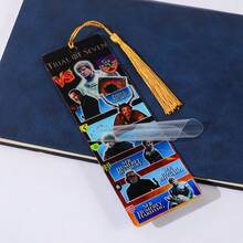 Fantasy And Cool Seven Kings Trial Novel Derivative Fan Acrylic Bookmark, Dragon Clan Blood Duel Design Reading Mark Game Fans Gift, Book Fans/Students/Youth Novel Enthusiasts. - Multicolor - View 3