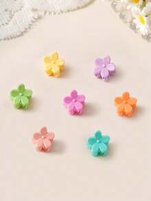 20 piezas/50 piezas/100 piezas Pinzas de pelo mini de color macaron, Pinzas de pelo lindas de princesa para niñas, Pinzas versátiles y dulces para el flequillo, Accesorios de pelo de uso diario - Multicolor - Ver 6