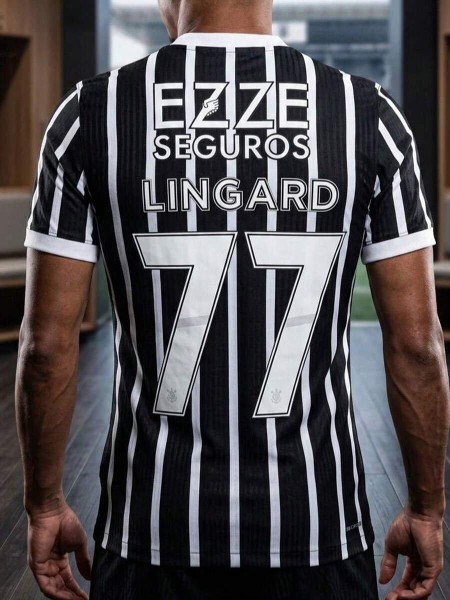 Corinthians Striped White Jersey New 2026 - Sọc - Xem 1
