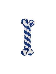 1pc Colorful Bone Shaped Rope Knot Dog Toy, Suitable For Medium And Small Dogs, Stimulates Chewing Instinct, Helps Teeth Cleaning And Gum Massage, Interactive Tug, Fetch And Retrieve Game - Multicolor - View 17