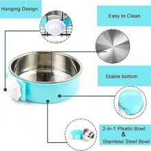 1 Chiếc bát đựng thức ăn cho thú cưng bằng thép không gỉ treo tường, quà tặng cho người yêu chó/mèo, người yêu thú cưng. Bát đựng thức ăn cho thú cưng, quà tặng cho người yêu chó và người yêu thú cưng. Người yêu chó và người yêu thú cưng. Người yêu mèo và người yêu thú cưng. Thiết kế 2 trong 1 có thể tháo rời, bát và khay đựng thức ăn cố định, quà tặng cho người yêu mèo và người yêu thú cưng. - 1 lít - Xem 9