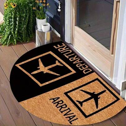 1 pieza Felpudo de entrada creativo con tema, alfombra antideslizante y gruesa con el logotipo de la casa de los abuelos, felpudo de entrada nostálgico, regalo para los abuelos, adecuado para la entrada, la cocina, el pasillo, el dormitorio, impermeable y antideslizante, de poliéster lavable a máquina