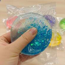 Aurora Candy Ball Squishy Toy – Large Soft Stress Relief Squeeze Ball - Màu xanh lam - Xem 3