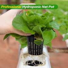 10/20pcs 2-Inch Hydroponic Net Pots, Reusable Thickened Wide-Rim Round Planting Baskets For Hydroponics - A - View 4