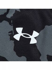 Under Armour 男女通用无袖T恤，2026春季新款篮球训练健身运动背心，24500110-001 - 黑色 - 查看 6