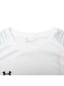 Under Armour Unisex Shirt, 2026 Summer New Football Training Sports Running Fitness Breathable Short Sleeve T-Shirt 24500509-100 - White - View 3